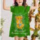 thumbnail image 1 of Vestido de verano para niñas, novedad de 2022, estilo europeo y americano, camiseta holgada sencilla y holgada con estampado de punto de Disney, vestidos para niños, ropa para niños 7T Gao Jinjia LED, 1 of 2