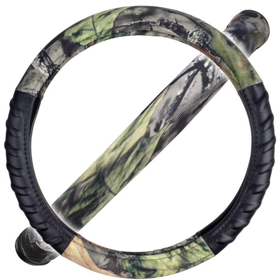 Camo Steering Wheel Cover for Car SUV Truck HAWG Camouflage, Odorless
