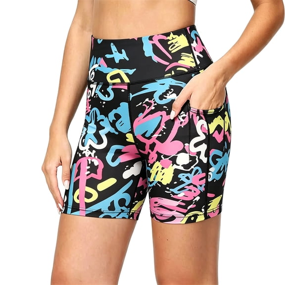 CAIXIA High Waist Yoga Shorts for Women 3'' / 4'' / 6'' / 7'' / 8'' Naked Feeling Workout Running Biker Shorts