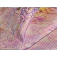 thumbnail image 4 of Ambesonne Tree Quilted Bedspread Set 3 Pcs, Watercolor Wisteria Blooms, Queen Size, Violet Purple Pink, 4 of 5