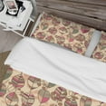 thumbnail image 4 of Designart 'Retro Autum Flowers' Floral Duvet Cover Set, 4 of 4