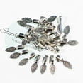 thumbnail image 3 of 30 Piezas de Pegamento Ovalado Soledad Plata Antigua en Soporte para Colgantes de Collar 4 piezas, 3 of 10