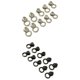 thumbnail image 1 of 20 Juegos De Remaches De Metal Stud Con , Cabeza forma forma forma Button Studs Screw Para Bolsas De Bricolaje, Cinturones, Pulseras de material cuero, Z Gloria Tornillo de remache de remache, 1 of 9