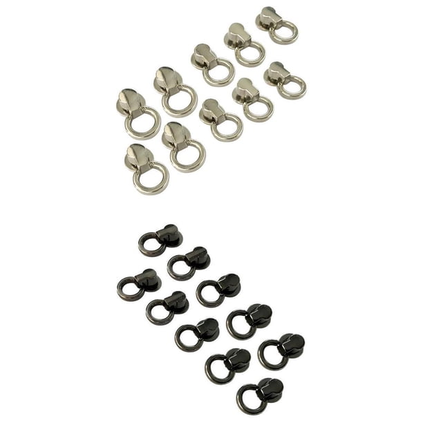 20 Juegos De Remaches De Metal Stud Con , Cabeza forma forma forma Button Studs Screw Para Bolsas De Bricolaje, Cinturones, Pulseras de material cuero, Z Gloria Tornillo de remache de remache