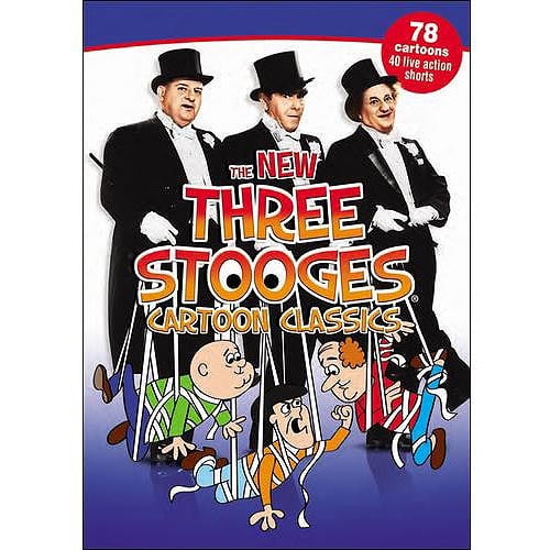 The New Three Stooges: Cartoon Classics (Full Frame) - Walmart.com ...