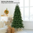 thumbnail image 4 of Costway 6 FT Artificial Xmas Tree with 721 PE PVC Branch Tips & Folding Metal Stand, 4 of 9