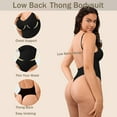 Lilvigor Bodysuit Shapewear for Women Tummy Control Thong Low Back Body