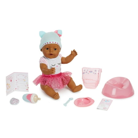 Baby born interactive doll - dark brown eyes (Baby Born Best Price)