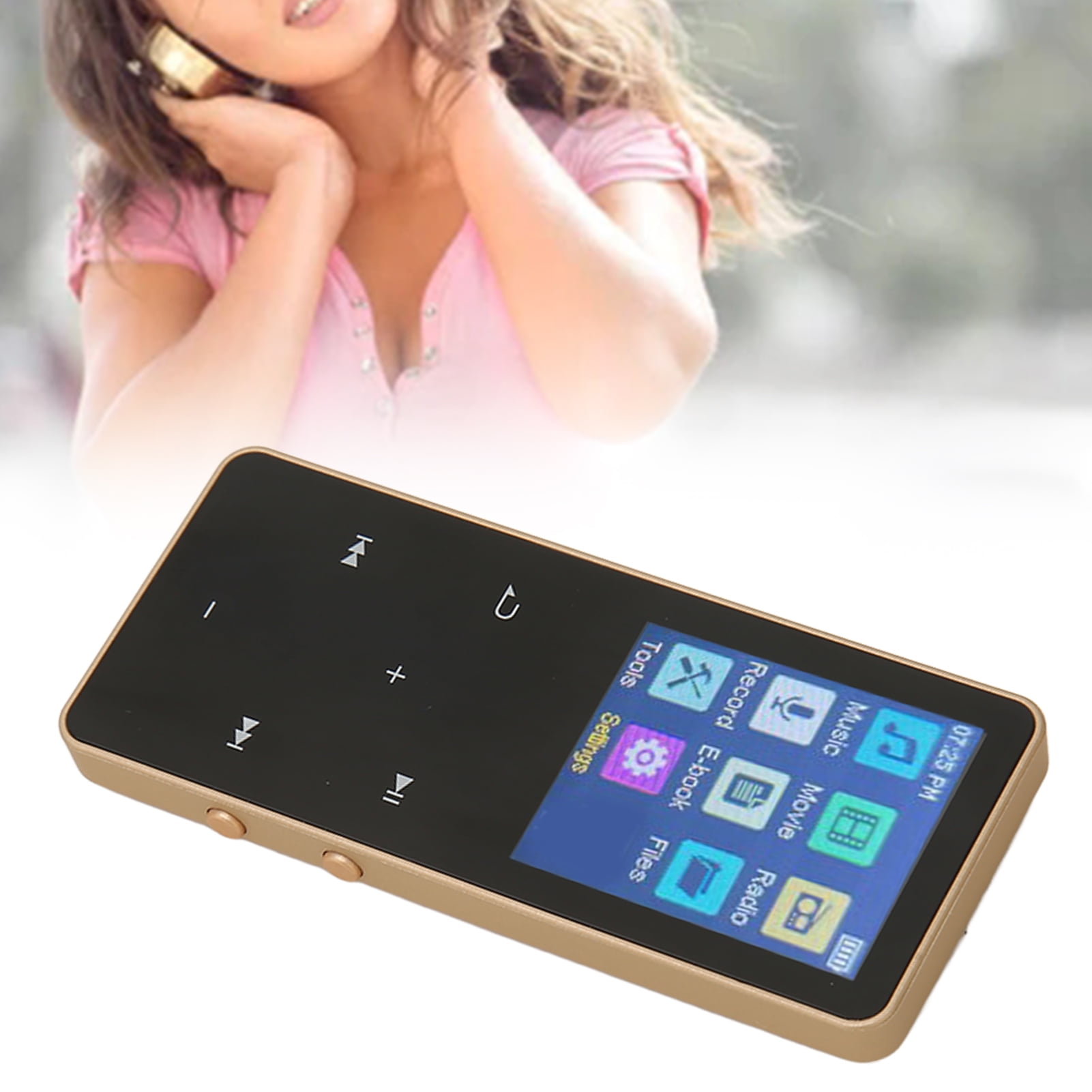 MP3 MP4 Player, Bluetooth 5.0 Multifunctional HiFi Loseless Music