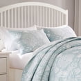 thumbnail image 5 of Greenland Home Coastal Paradise Jacquard Woven Decorative Pillow Sham, Marina Seafoam, Standard, 5 of 7