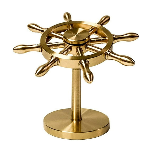 Sailboat Decor Office Boat Wheel Mediterranean Table Decoration Boat Wheel Wall Decoration Wheel Rudder Summer Antique Brass Dining Table