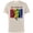 Natural, variant on Avengers Christmas Family Trip Merry & Bright Dad - Short Sleeve Cotton T-Shirt for Adults - Customized-Navy