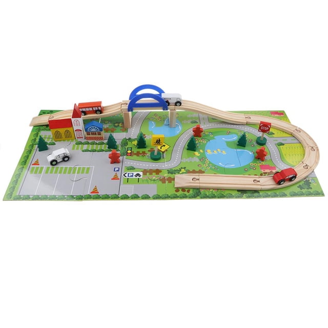 Juguete de Bloque de Construcción de Tráfico de Ciudad para Desarrollo de Inteligencia de Niños