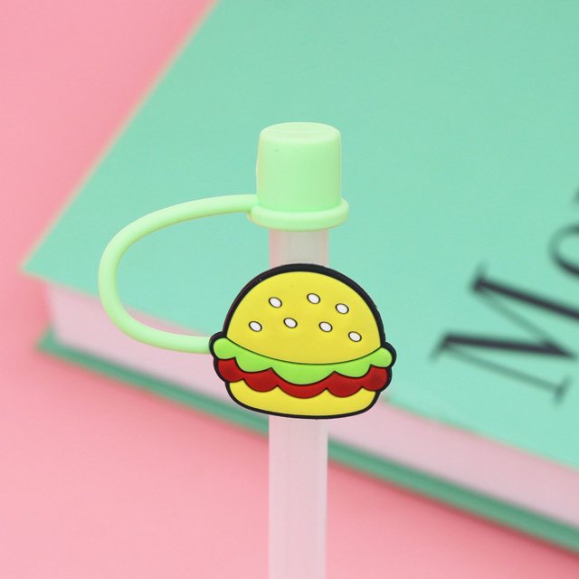 Enchufe creativo de paja de Material alimenticio de dibujos animados
