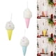 thumbnail image 1 of Adorno mini de pastel de donuts de helado de Macaron de Navidad | Decoración colgante de espuma azul claro rosa Amarillo 6,3x2,75 in | Accesorios para árbol de Navidad Sweet Resistente a colisiones, 1 of 6