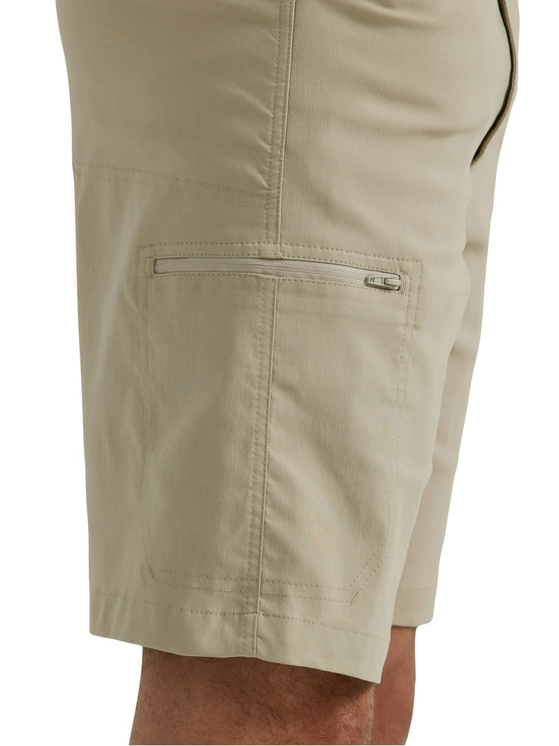 Short Cargo REI Homme Kaki Taille L UPF 50+ Randonnée - Taille élastique 32 Pouces