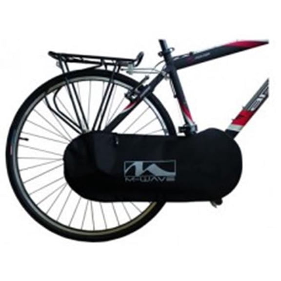 M-Wave Bicycle Tear Proof Chain Guard Cover Bag (Black)
