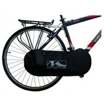 M-Wave Bicycle Tear Proof Chain Guard Cover Bag (Black)