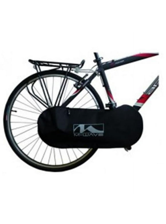 M-Wave Bicycle Tear Proof Chain Guard Cover Bag (Black)
