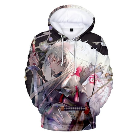 2022 New Fashion Comic Inuyasha Hoodies 3D Printed Men Women Sweatshirts Pullover Streetwear