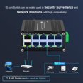 thumbnail image 3 of Conmutador Ethernet industrial Throncom de 8 puertos 10/100/1000T PoE+, 3 of 6