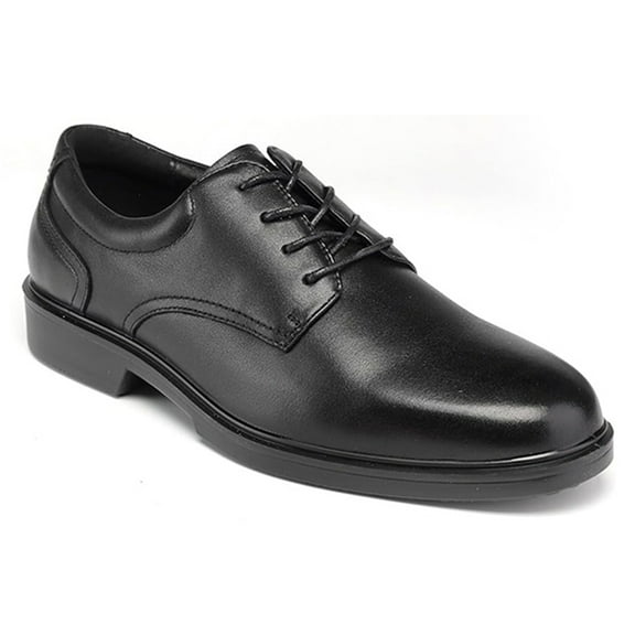 4 inch Classic Soft Toe Black Work Shoes, 100% NAPPA Full Grain Leather With Kevlar Puncture Resistant RV2103