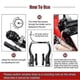 thumbnail image 5 of Complete Bicycle Mountain Bike Set,v Brake + Outer Cables + Lever + Frontrear Bike Brake Accessori, 5 of 5