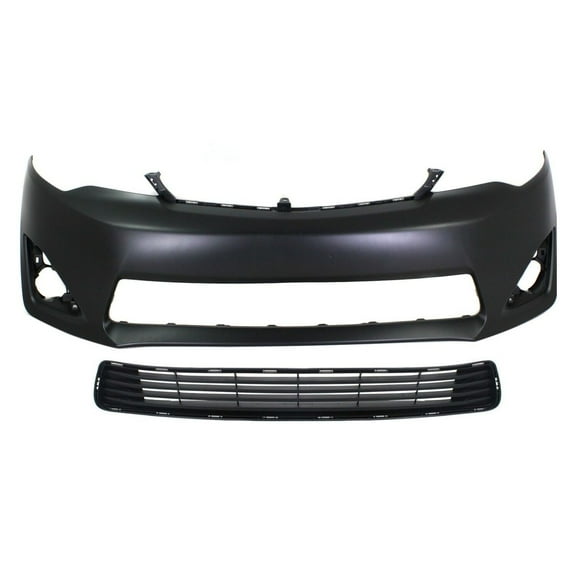 Geelife 5211906974 5311206200 Set of 2 Bumper Covers Fascias Front for Camry