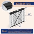 thumbnail image 3 of ZOLTRIXA 213 Replacement Filter Compatible with AprilAire Air Purifier Models 1210 1620 2210 2216 3210 4200, Merv 13 Whole House Furnace Filters 20x2, 3 of 6