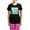 With Pink Pant, variant on CafePress - Bride To Be With Veil, Fancy White Type Teal Pajam - Women's Short Sleeve Print T-Shirt and Pants Dark Cotton Pajama Set