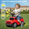 thumbnail image 6 of East doll Kids Ride on Push Car, Licensed Jeep ride on toy for toddler, kids jeep Ages 1-3 Years, Horn,Under Seat Storage, 4 wheeler, Baby Walking Racer Gift for Boys Girls, Red, 6 of 7