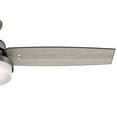thumbnail image 3 of Hunter 52 inch Indoor Ceiling Fan with LED Light and Remote Control - Standard Mount Ceiling Fan, 3 Blades, For Bedroom, Living Room, or Kitchen - Sentinel 59211, Brushed Slate, 3 of 16