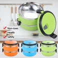 thumbnail image 4 of Leakproof Kitchen Storage Kids Adult Thermos Vacuum Hot Food Flask Lunch Box Warmer Food Container blue-1300ml, 4 of 6