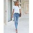 thumbnail image 3 of Women Dressy Casual Tops Business Work Blouses Summer Shirts Short Sleeve Crew Neck Outfits 2025, 3 of 5
