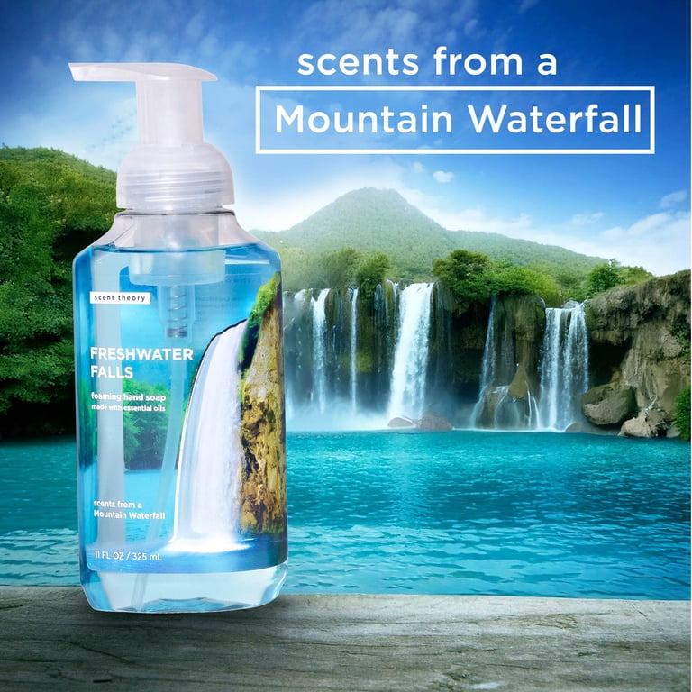Scent Theory Crisp Spring Wash, Freshwater Falls Foaming Hand Soap