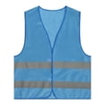 thumbnail image 2 of Xdegoge Kids High Visibility Reflective Safety Vest Tween Front Closure Breathable Mesh Outdoor Cycling Walking Running Construction Role Play, 2 of 5