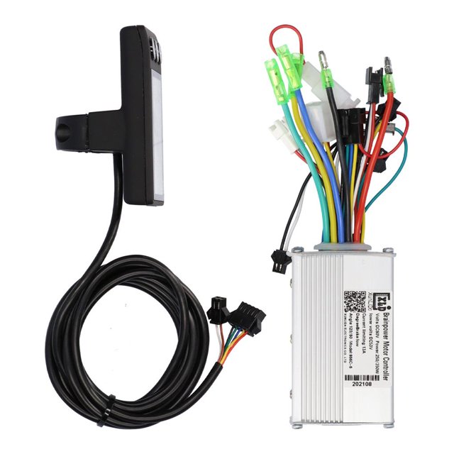 Controlador Sin Escobillas Para Bicicleta Controlador De Scooter Eléctrico Conjunto De Medidor Pantalla Lcd Controlador De Velocidad Del Motor De Bicicleta Para Scooter Eléctrico 250W/350W Sweethay OD005370-00