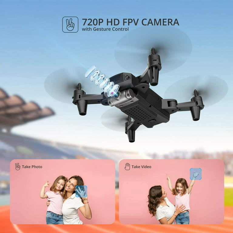 DEERC D20 Mini Drone with 720P HD FPV for Beginners Kids Small Drone Altitude Hold Headless Mode Speed Adjustment Batteries - Walmart.com