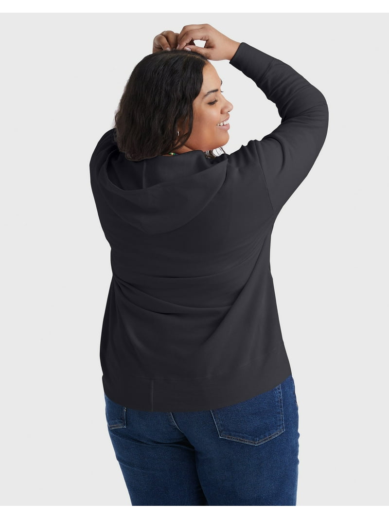 Hanes Just My Size Women's Plus-Size Midweight Fleece Zip-Up