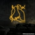thumbnail image 4 of Glowneon Man Kiss Woman Neck Neon Sign, Couple M a k i n g Love LED, S e x y Couple Neon Light, 4 of 5