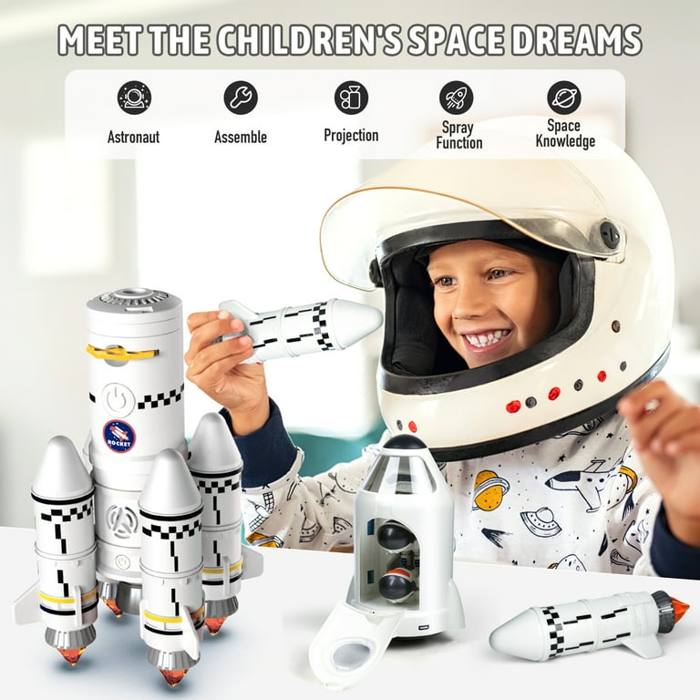 Freecat Space Toys, Rocket Ship Toys for Boy Kids 3 4 5 6 7 8