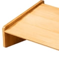 thumbnail image 3 of Slanted Under Desk Footrest Footrest Under Desk Step Stool Worker Light Brown High, 3 of 8