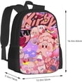 thumbnail image 3 of KirBy Backpack Cute Cartoon Kawaii Game Backpack Casual Daypack Travel Backpack Lightweight Laptop Travel Backpack For Adults Work Camping Backpack Set Laptop Backpack,Style-44, 3 of 8