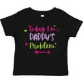 thumbnail image 3 of Inktastic Child Funny Today Im Pappys Problem Girls Toddler T-Shirt, 3 of 5