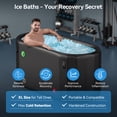 thumbnail image 3 of Upgrade Ice Bath Tub for Athletes XL 160 Gallon Professional Water Chiller Compatible Cold Plunge, Athletes Recovery - Ice Bath at Home Outdoor, 3 of 6