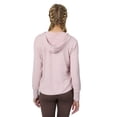 thumbnail image 3 of Free Country Women's Cloud Knit V-Neck Hoodie Blush S, 3 of 4