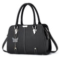 thumbnail image 1 of Bolso de mano para mujer, bolso de mano de piel sintética, bolso cruzado, bolso de hombro, bolsos con asa impermeable para viajes, compras y trabajo, 1 of 5