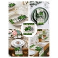 thumbnail image 4 of St. Patrick's Day Cloth Napkins Washable Set of 1, Green and Black Checkered Lucky Reusable Dinner Table Napkins Cloth Bulk for Weddings Kitchen Restaurants Hotel Events Parties 20 x 20 Inch, 4 of 9