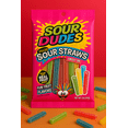thumbnail image 3 of Sour Dudes Fun Fruit Flavors Filled Sour Straws, 5 oz, 3 of 5