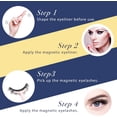 thumbnail image 6 of 5 Pairs Reusable Magnetic Eyelashes and 2 Tubes of Magnetic Eyeliner Kit, Upgraded 3D Magnetic Eyelashes Kit With Tweezers Inside, Magnetic Eyeliner and Magnetic Eyelash Kit - No Glue Needed502, 6 of 8